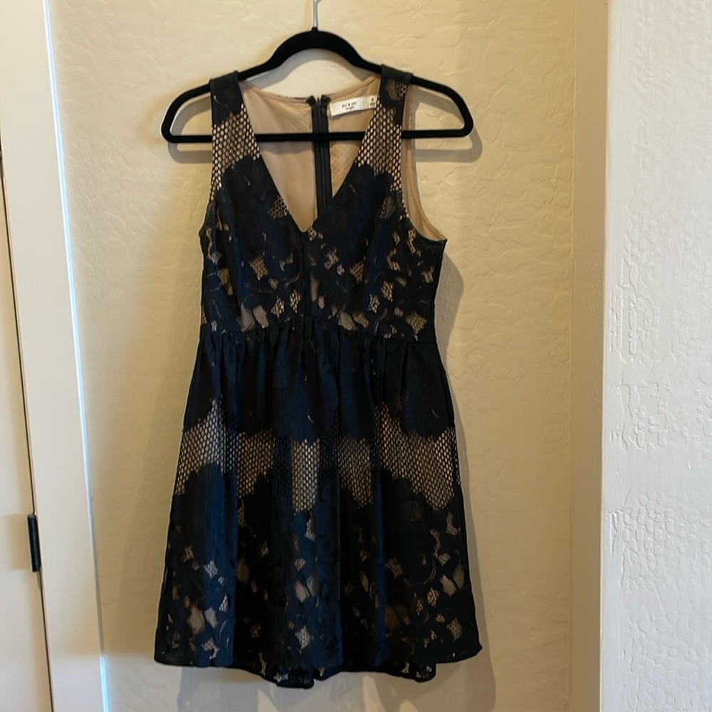 Sleeveless black dress